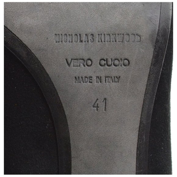 Nicholas Kirkwood Embroidered Mesh and Suede Peep-toe Ankle Boots size 41 - Picture 7 of 7